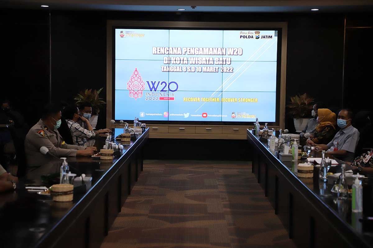 Rakor persiapan jelang W20. (ist) - Matangkan Persiapan W20, Pemkot Batu Gelar Rakor
