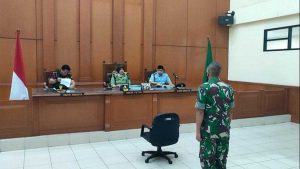 Sidang Kolonel Priyanto kasus tabrak lari. (ist) - Kasus Tabrak Lari Handi Salsabila, Kolonel Priyanto Didakwa Pembunuhan Berencana