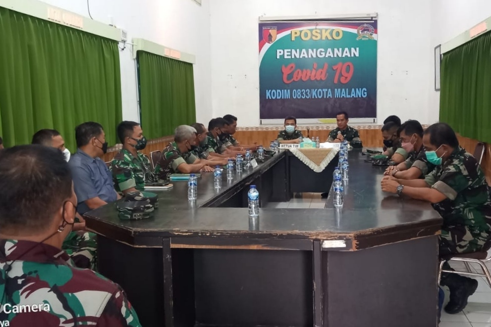 Tim Wasrik Itdam V/Brawijaya kunjungi Kodim 0833 Kota Malang. (ist) - Tim Wasrik Itdam V/Brawijaya Kunjungi Kodim 0833 Kota Malang