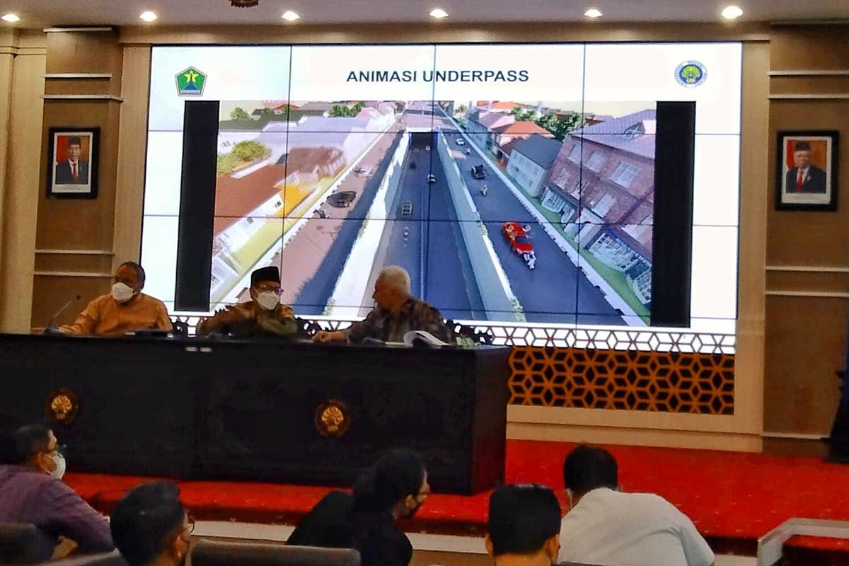 Animasi Underpass Blimbing dari Tim Universitas Negeri Malang. (jaz) - Underpass Blimbing, Sutiaji: Gak Pakai Lama