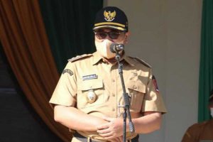 Bung Edi menyampaikan ajakan membeli produk dalam negeri. (ist) - Jelang Lebaran, Bung Edi Ajak ASN Beli Produk Dalam Negeri