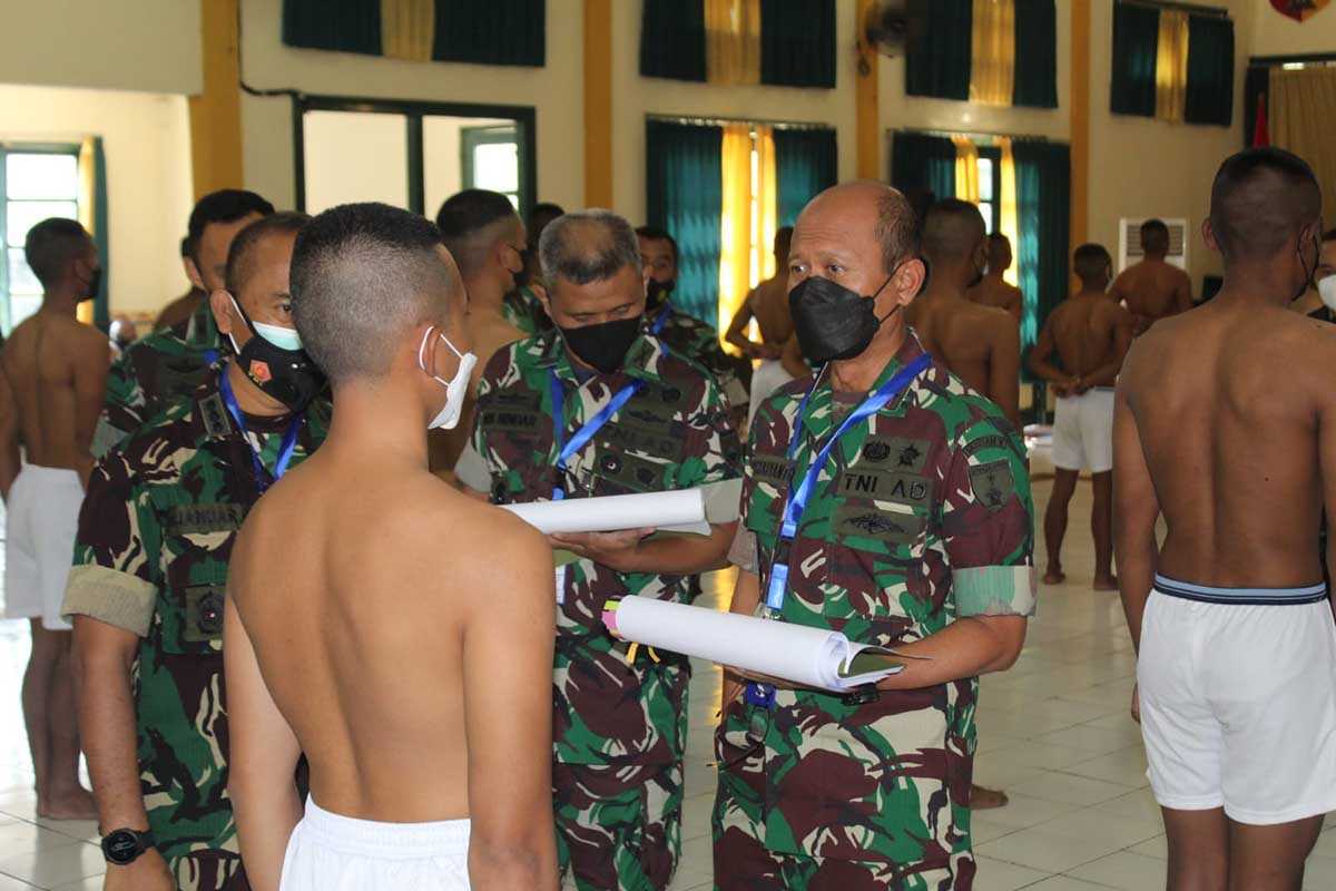 Danrem 083/Bdj Dampingi Pangdam V/Brawijaya Dalam Rangka Sidang Pantukhir Cata PK Th. 2022