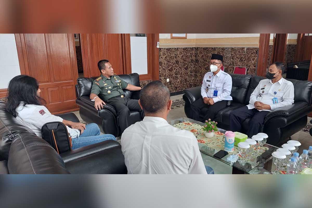 Danrem 083/Bdj Terima Silaturahmi Kepala Lapas Kelas I Malang