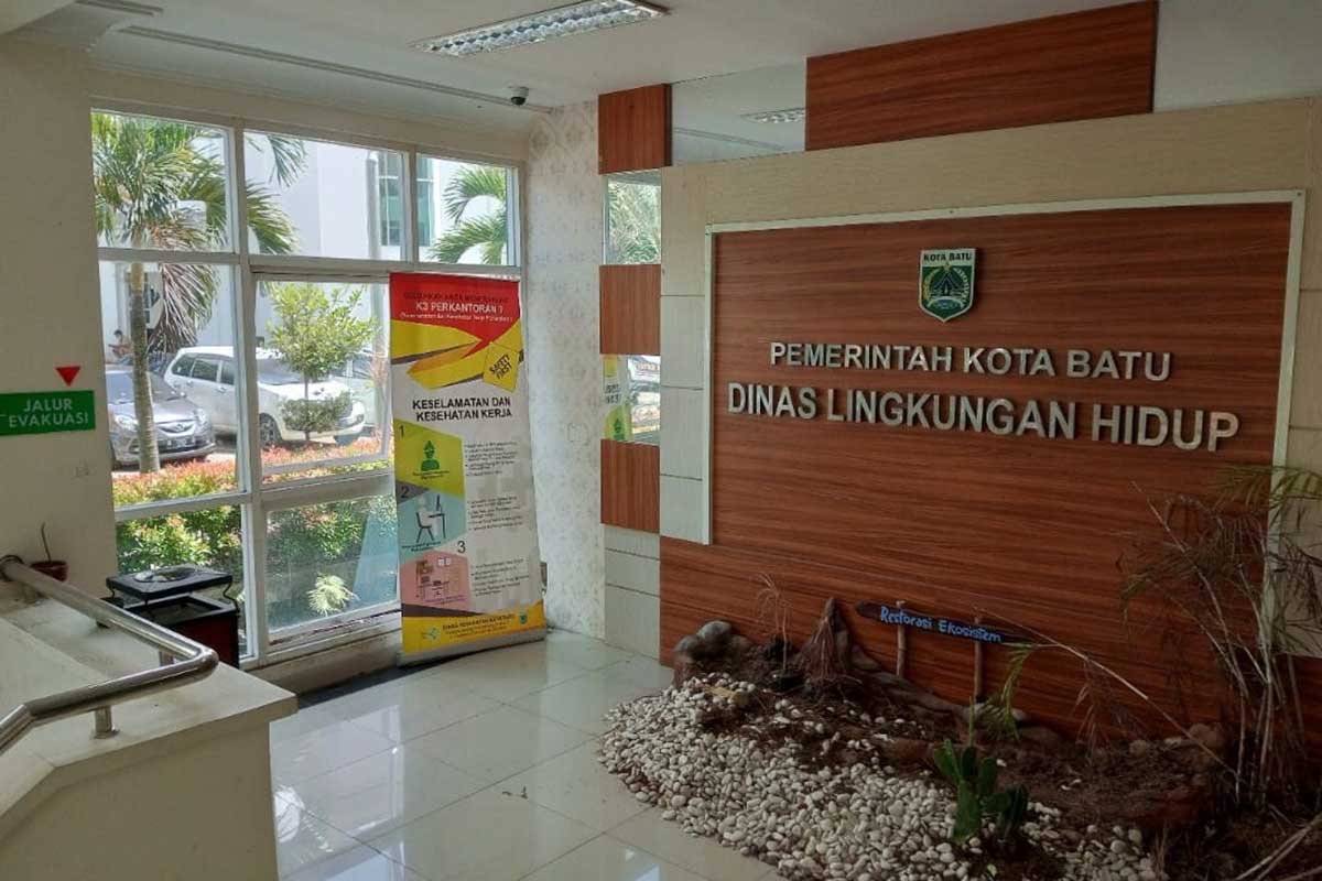 Ditempat inilah akan dibangun jembatan sebagai pintu masuk ke Mall Pelayanan Publik. (dik) - SK Ditetapkan, Gedung C Balai Kota Batu Segera Jadi Mall Pelayanan Publik