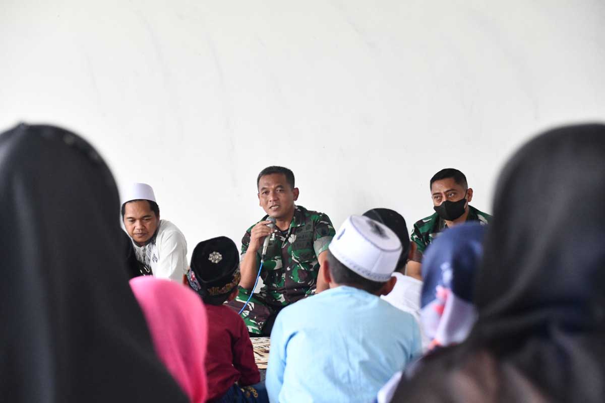 Empat Pesan Danrem 083/Bdj saat Silaturahmi ke Yayasan Bidayatul Hidayah Tajinan Kabupaten Malang