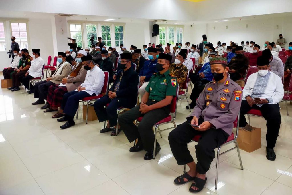 Forkopimda bersama Ulama' dan Umaro se-Kota Malang. (ist) - Pemkot Malang Silaturahmi Ulama' dan Umaro se-Kota Malang