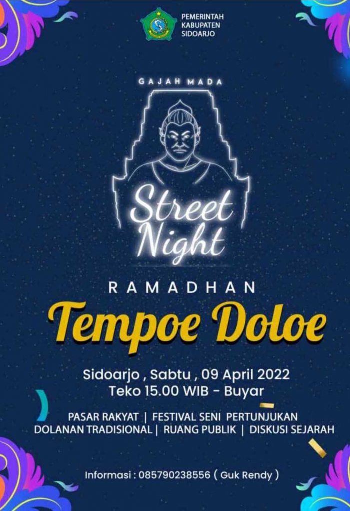 Gajahmada Street Night Ramadhan Tempoe Doloe - Gajahmada Street Night Jadi Berkah Ramadan Bagi Warga Sidoarjo