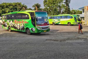 Ilustrasi bus di Terminal Arjosari. (jaz) - Dishub Cek Prokes hingga Armada Bus Jelang Mudik 2022
