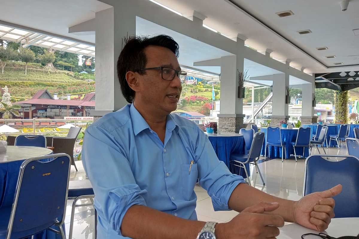 Ketua Perhimpunan Hotel dan Restoran Indonesia (PHRI) Batu, Sujud Hariadi. (dik) - PPN 11 Persen,  Beban Pokok Produksi Hotel Dan Restoran Jadi Terdampak