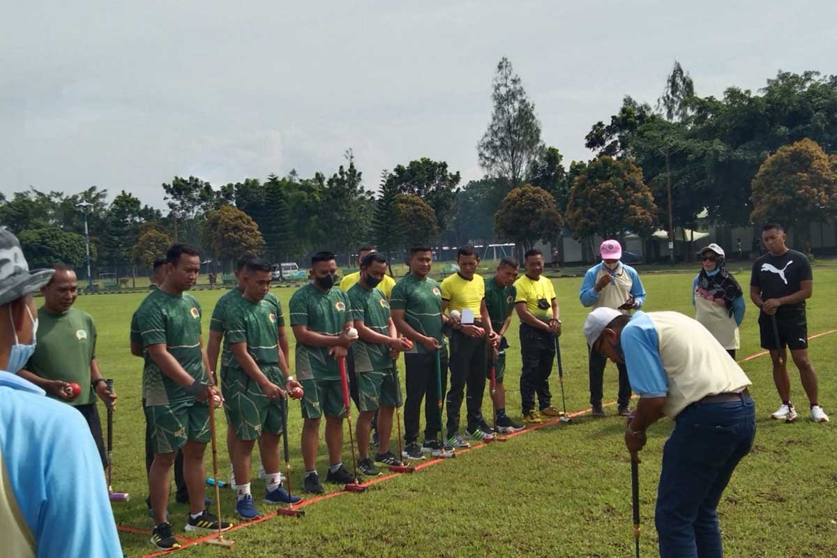 Olahraga Gateball Mulai Dipromosikan di Kalangan Militer