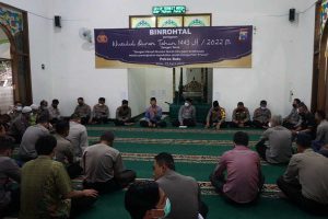 Peringatan Nuzulul Qur'an di Masjid Polres Batu. (ist) - Polres Batu Peringati Nuzulul Qur'an, Waka Polres Tekankan Pentingnya Al Qur'an
