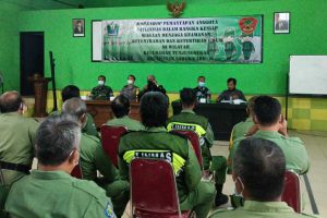 SatLinMas Tunjungsekar ikuti workshop pemantapan. (ist) - Tingkatkan Kesiapsiagaan, SatLinMas Tunjungsekar Ikuti Workshop Pemantapan