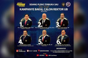 Sidang Pleno Terbuka SAU Kampanye Bacarek. (ist) - Bacarek UB Paparkan Visi dan Wawasan Ini dalam Sidang Pleno Kampanye