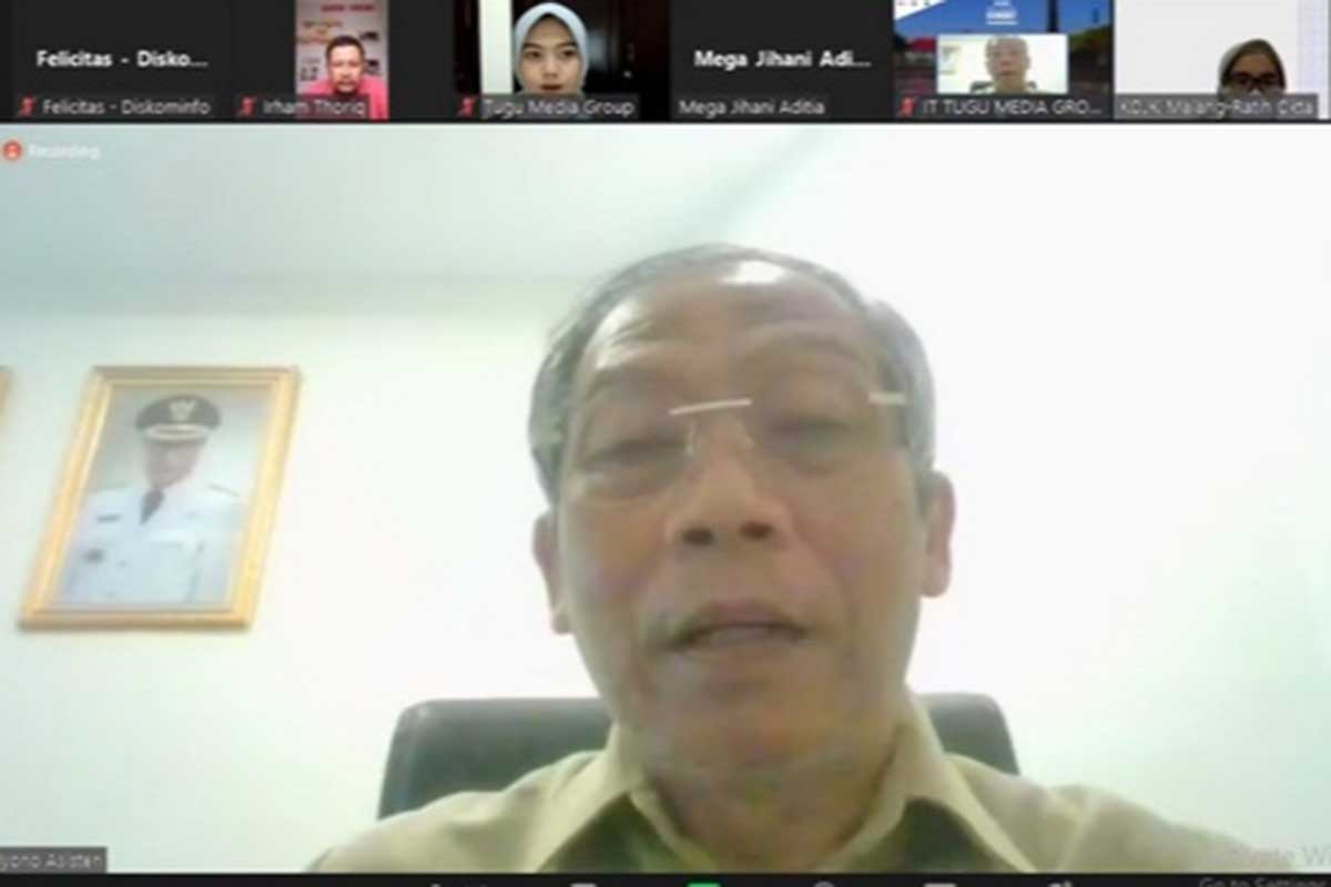 Webinar membahas kebangkitan ekonomi. (ist) - Jumlah Wisatawan ke Kota Malang Naik Tiga Kali Lipat - Tanda Perekonomian Bergeliat