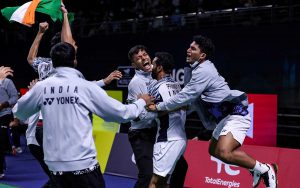 Final Thomas Cup 2022. (ist) - India Rebut Gelar Juara Bertahan Indonesia di Final Thomas Cup 2022