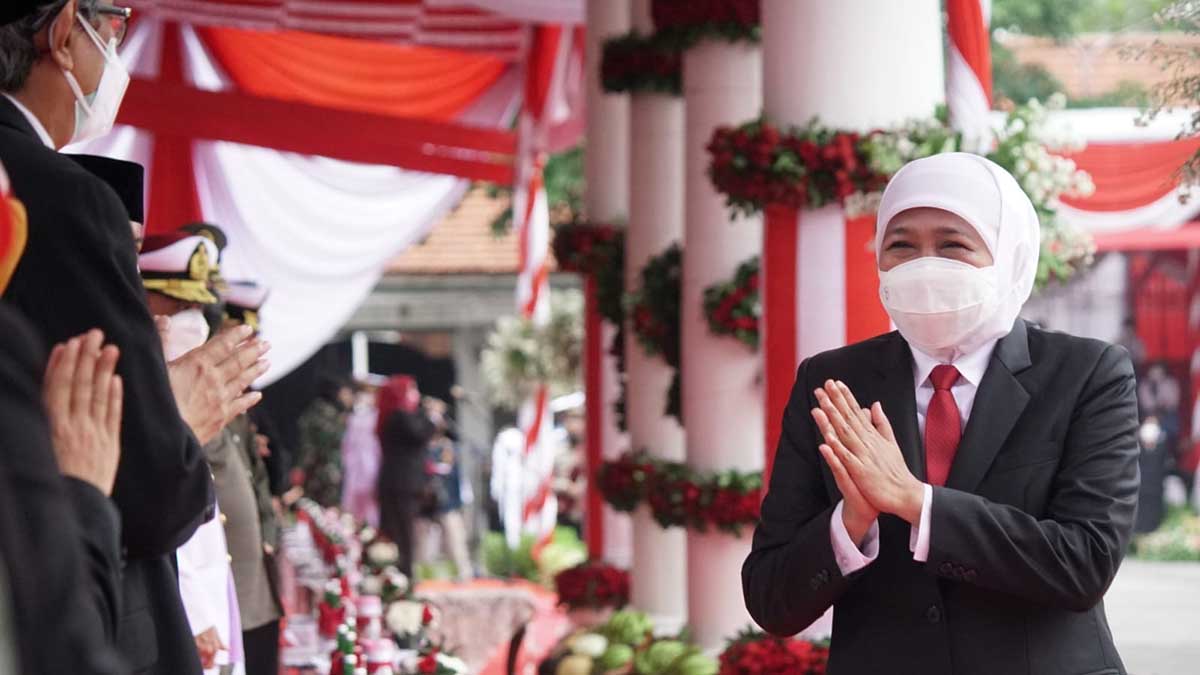 Gubernur Khofifah Maknai Peringatan Hardiknas 2022 Sebagai Momentum Pemulihan Pendidikan Pasca Pandemi