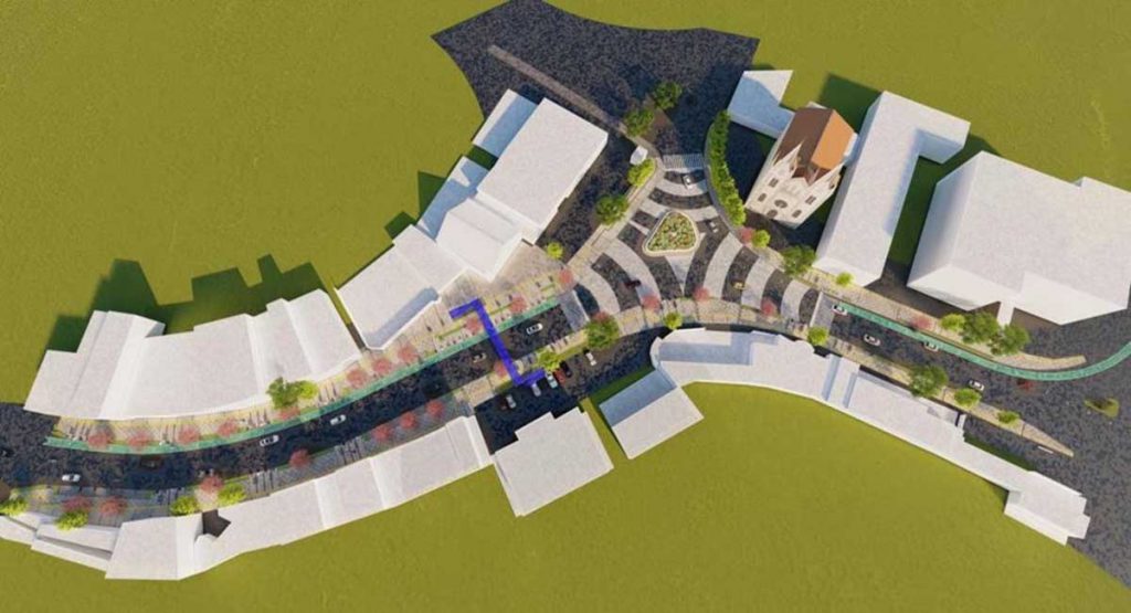 Ilustrasi 3D penataan zona III Kayutangan. (ist) - Zona III Kayutangan Mulai di Garap Akhir Bulan - Ditargetkan Rampung November