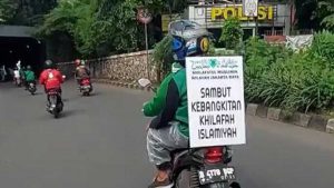 Konvoi motor kebangkitan khilafah. (ist) - Khilafatul Muslimin Konvoi Motor Kebangkitan Khilafah di Jaktim: Sudah Sejak 2018
