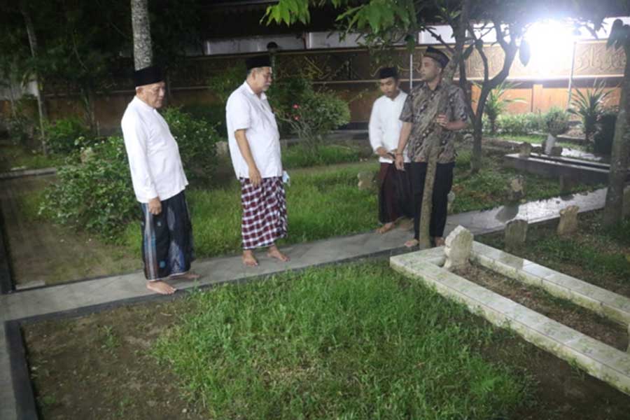 Lokasi Liang lahat Lily Wahid. (ist) - Jelang Pemakaman Lily Wahid, Arus Lalin Dialihkan