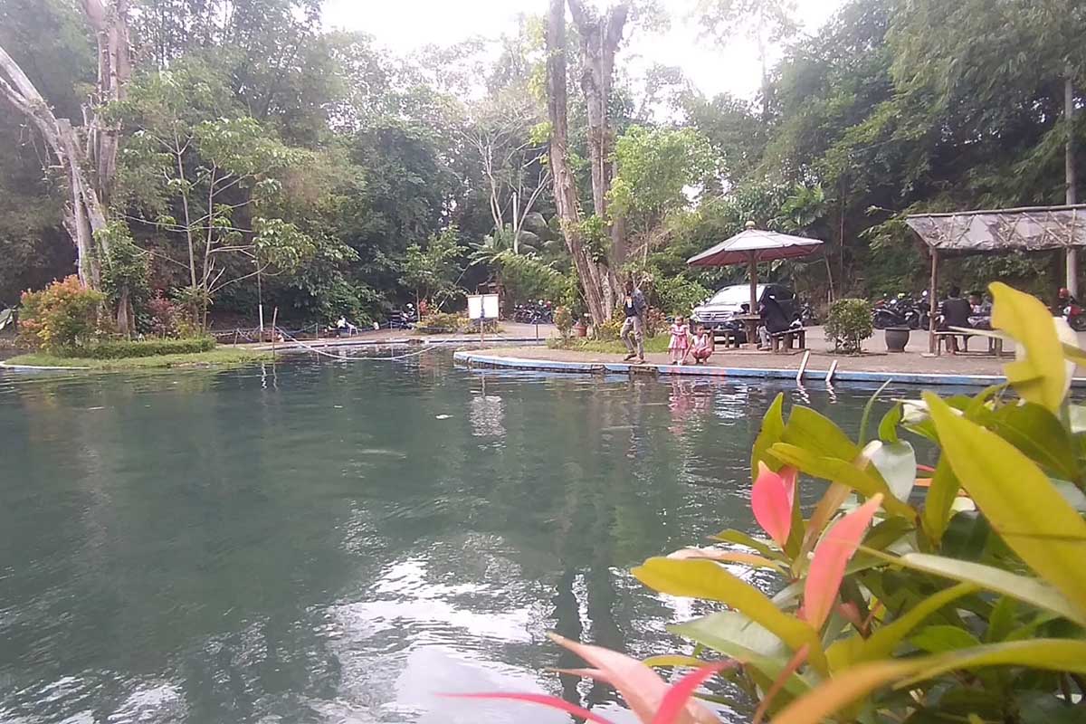 Lokasi Wisata Air Wendit Lanang. (ws6) - Meskipun Masa Liburan, Wisata Air Wendit Lanang Sepi Pengunjung