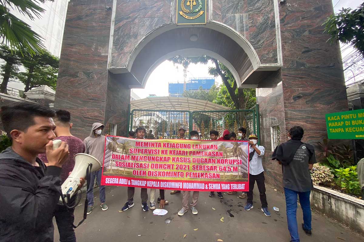 Pamekasan Progress Demo Kejagung RI Terkait Dugaan Korupsi DBHCHT Diskominfo