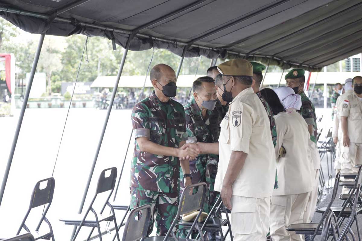 Pangdam V/Brawijaya Gelar Halal Bil Halal Bersama Prajurit, PNS dan Persit Kartika Chandra Kirana Kodam V/Brawijaya