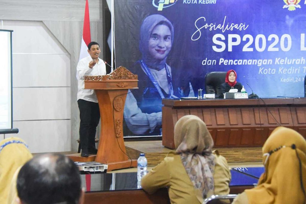Pencanangan Kelurahan CANTIK di Ruang Joyoboyo Balai Kota Kediri, Selasa (24/5/2022). (Memo X/aji) - Walikota: Kelurahan CANTIK untuk Pendataan Akurat dan Up To Date