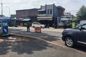 Pengaturan arus balik di Exit Tol Madyopuro. (ist) - Libur Bersama Berakhir Jadi Puncak Arus Balik Lebaran 2022
