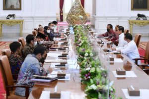 Pertemuan Presiden Jokowi dan KPU. (ist) - Ini 6 Arahan Presiden Jokowi Soal Pemilu 2024