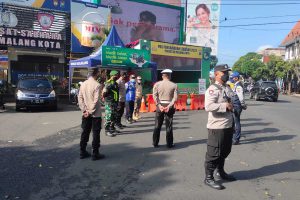 Petugas gabungan memaksimalkan fungsi Pos Pam selama Idulfitri 1443 H. (ist) - Maksimalkan Fungsi Pos Pam Selama Idulfitri 1443 H