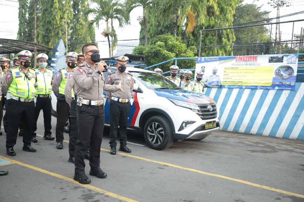 Polres Kediri Kota meluncurkan mobil INCAR (Integrated Node Capture Attitude Record). (Memo X/aji) - Mobil INCAR Hadir, Pelanggar Lalin akan Terekam Otomatis