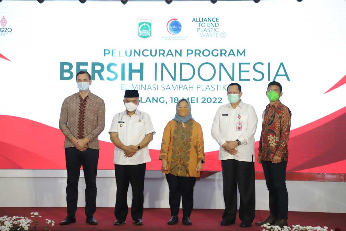 Proses peresmian program Bersih Indonesia di Pendopo Panji, Kepanjen, Kabupaten Malang. (ist) - Alliance Gelontorkan US$29 Juta Pendanaan Program Bersih Indonesia