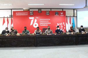 Rapat koordinasi DPRD Kabupaten Blitar bersama Forkopimda. (Memo X/fjr) - DPRD Kabupaten Blitar Gelar Rakor dengan Forkopimda