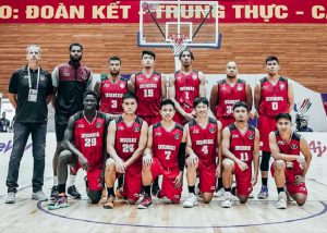 Tim bola basket putra Indonesia. (ist) - Cetak Sejarah dan Putus Dominasi Filipina, Basket Putra Indonesia Sumbang Emas di SEA Games 2021