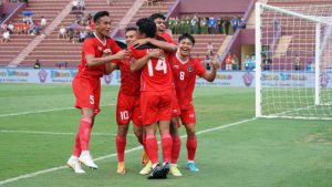 Timnas sepak bola Indonesia. (ist) - Menang 3-1 Atas Myanmar, Indonesia ke Semifinal Sea Games 2021