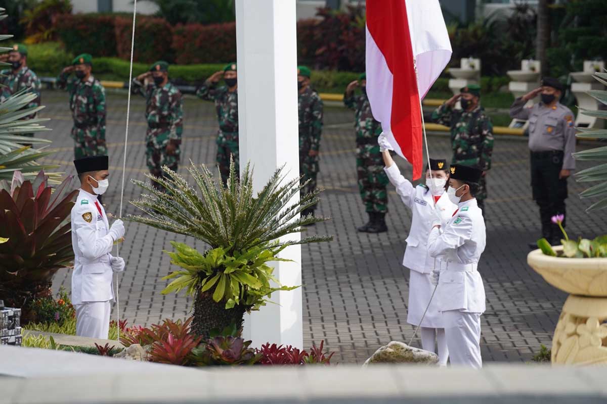 Upacara Peringatan Harkitnas di Balai Kota Among Tani Batu. (ist) - Harkitnas, Wali Kota Batu: Jadikan Spirit Boedi Oetomo Cegah Perpecahan Bangsa
