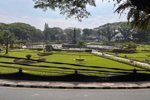 Alun-Alun Tugu Kota Malang, yang hendak direnovasi. (bim) -