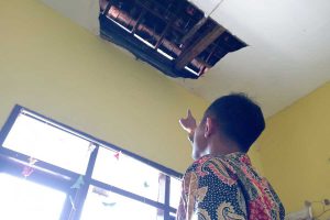 Atap sekolah rusak. (ist) - Hampir Semua Sekolah di Kabupaten Malang Alami Kerusakan