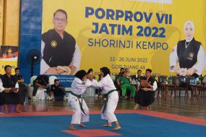 Cabor Kempo Kabupaten Malang menyumbangkan 12 medali terbanyak. (ist) - Kabupaten Malang Tempati Posisi Ketiga Raihan Medali Porprov Jatim VII