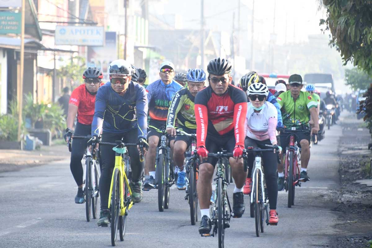 Danrem 083 Baladhika Jaya Gowes Bareng, Jaga Stamina Kesehatan