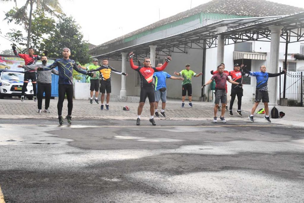 Danrem 083 Baladhika Jaya Gowes Bareng, Jaga Stamina Kesehatan