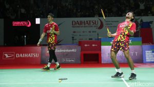 ft ganda putra indonesia fajar rian di indonesia masters 2022. (ist)