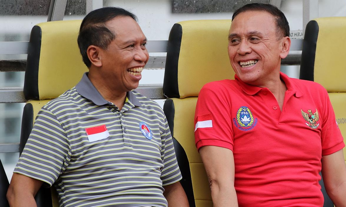 : Menpora Zainudin Amali dan Ketua PSSI Iwan Bule. (ist)