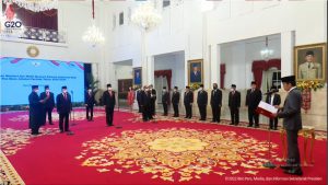 Pelantikan Menteri-Wakil Menteri Reshuffle kabinet.