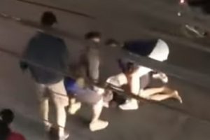 Potongan video aksi pengeroyokan yang viral. (ist) - Dua Tersangka Pengeroyokan di Sukun  Ditangkap