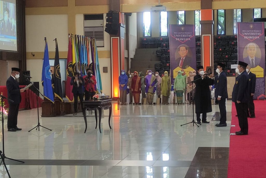Pelantikan dan Sumpah Jabatan Rektor UB periode 2022-2027.