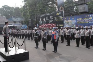 Apel Gelar Pasukan Operasi Patuh Semeru 2022. (ist)