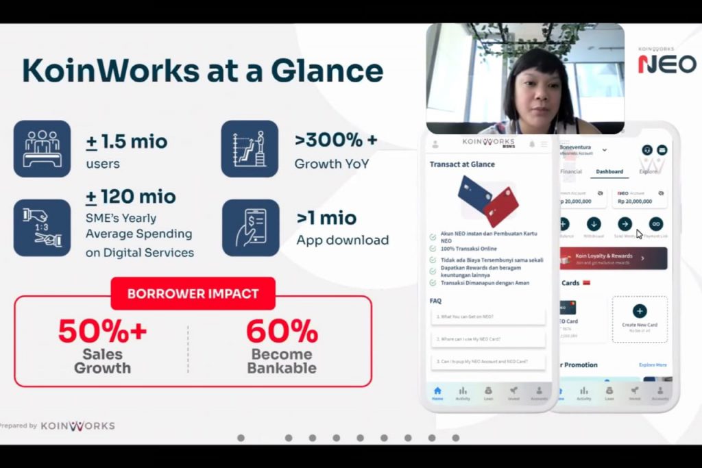 Integrated Marketing Communications KoinWorks, Nadiya AR Hardjapamekas menjelaskan KoinWorks. (rhd) - Kolaborasi Niagahoster-KoinWorks, Mudahkan Transaksi Pelanggan Website