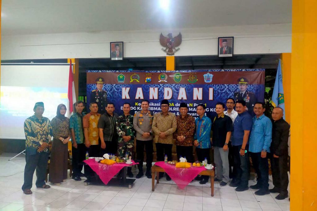 Jajaran Forkopimda Kota Malang, usai mengikuti kegiatan KANDANI. (ist) - Melalui KANDANI, Polresta Malang dan Forkopimda Serap Aspirasi Masyarakat
