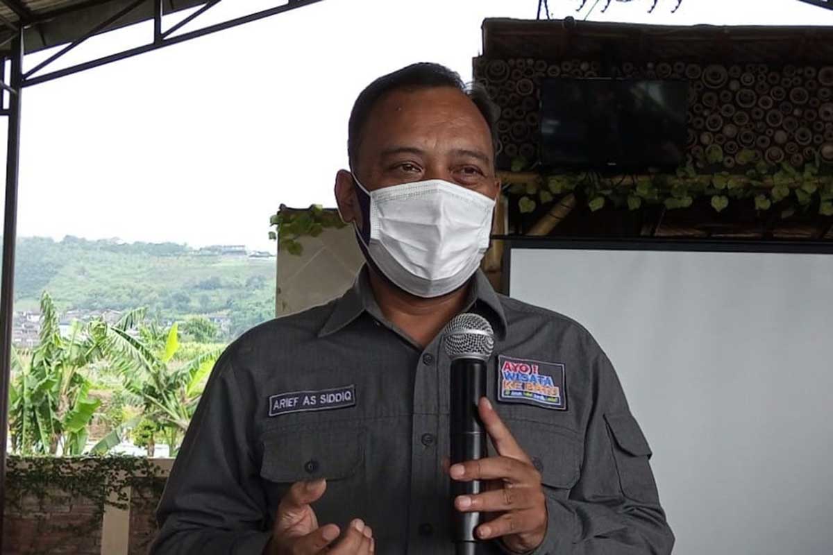Kadisparta Batu, Arief As Siddiq. (dik) - Pemkot Optimis Kunjungan Wisata 2022 ke Batu Tembus 6 Juta Orang